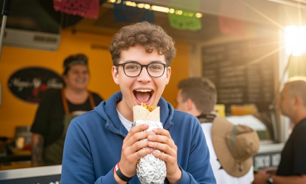 Gästestimmung am Camping WEISS Spielberg – Food Truck und Snacks beim F1 Grand Prix